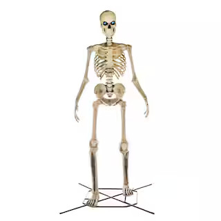 12 ft Giant-Sized Skeleton with LifeEyes(TM) LCD Eyes | The Home Depot
