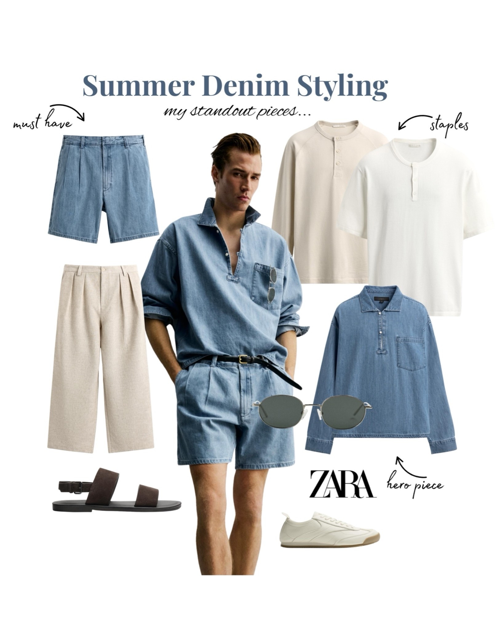 Denim doesn’t have to be exclusively for autumn winter…here’s some styling ideas for summer

#LTKsummer #LTKfestival #LTKmens