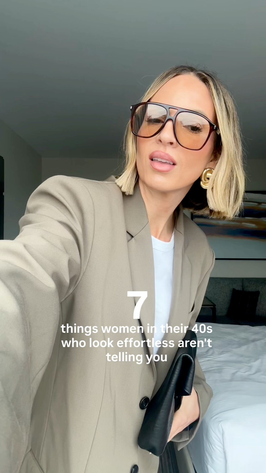 What women in their 40s who look effortless aren’t telling you.

1️⃣ They stopped collecting decent jeans.
They invested in one pair that fits like perfection — and bought it in multiple washes.

2️⃣ They invest in skincare without guilt.
In your 40s, you stop asking if it’s “too much.” You’re the priority.

3️⃣ They pay attention to the details most people ignore —
and if they have to keep adjusting it, it’s not the right piece.

4️⃣ They choose bags with classic structure — in colors that complement what they wear most.
That’s why everything looks intentional.

5️⃣ They rarely finish a look with a sneaker.
It’s usually a loafer, a low heel, or a boot.

6️⃣ The smoky eye that worked at 28?
Nothing ages you faster at 42.
Lift and brightness win now.

7️⃣ They don’t pretend sugar doesn’t affect collagen and elasticity.
Because at this age, it shows.

I linked the classic pieces I already own and some that I plan on buying  (and skin + makeup) that make the biggest difference for me.

#LTKstorytime #LTKselfcare #LTKOver40