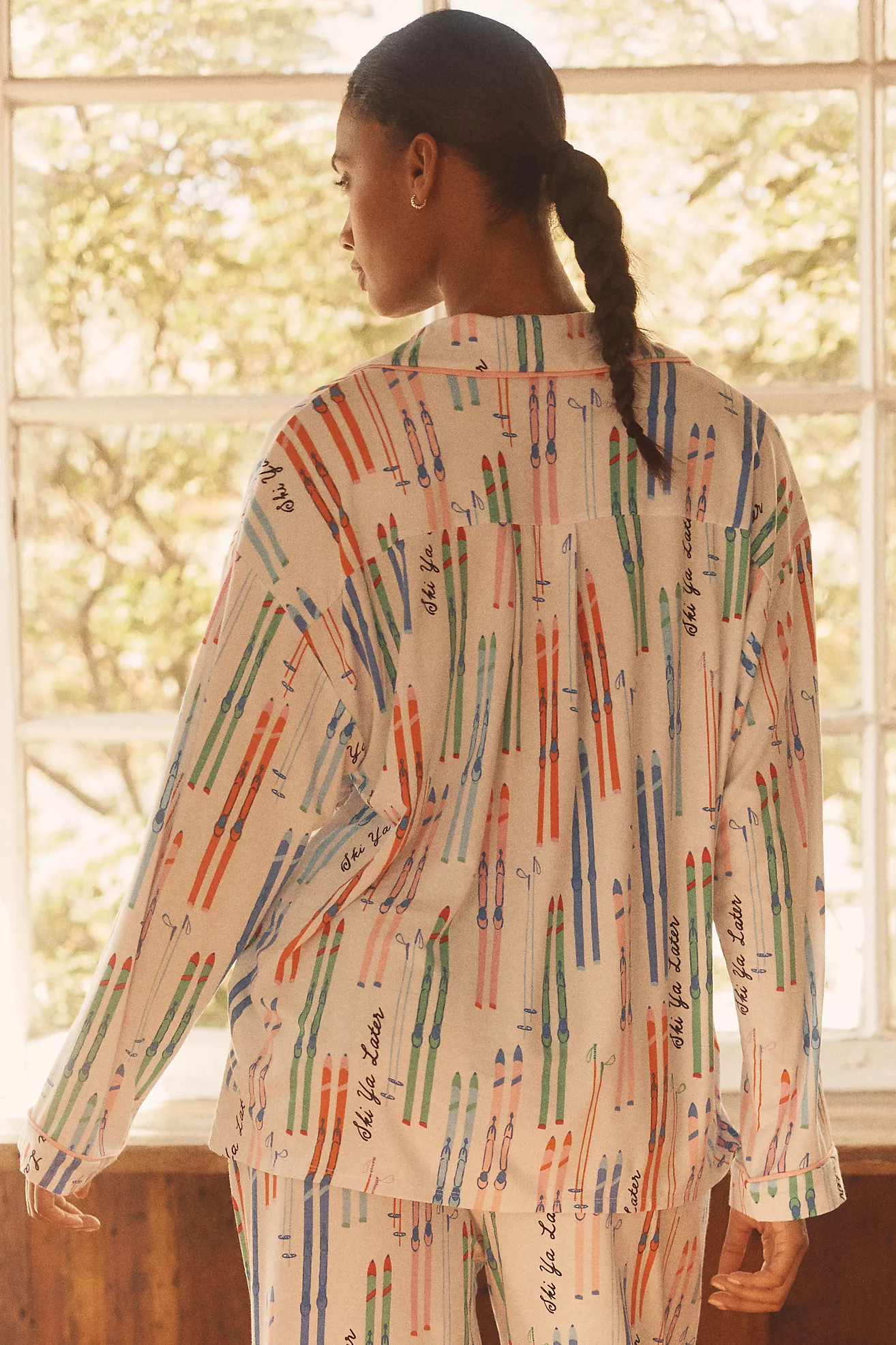 The LyreBird ModaLuxe Long-Sleeve Pajama Shirt | Anthropologie (US)