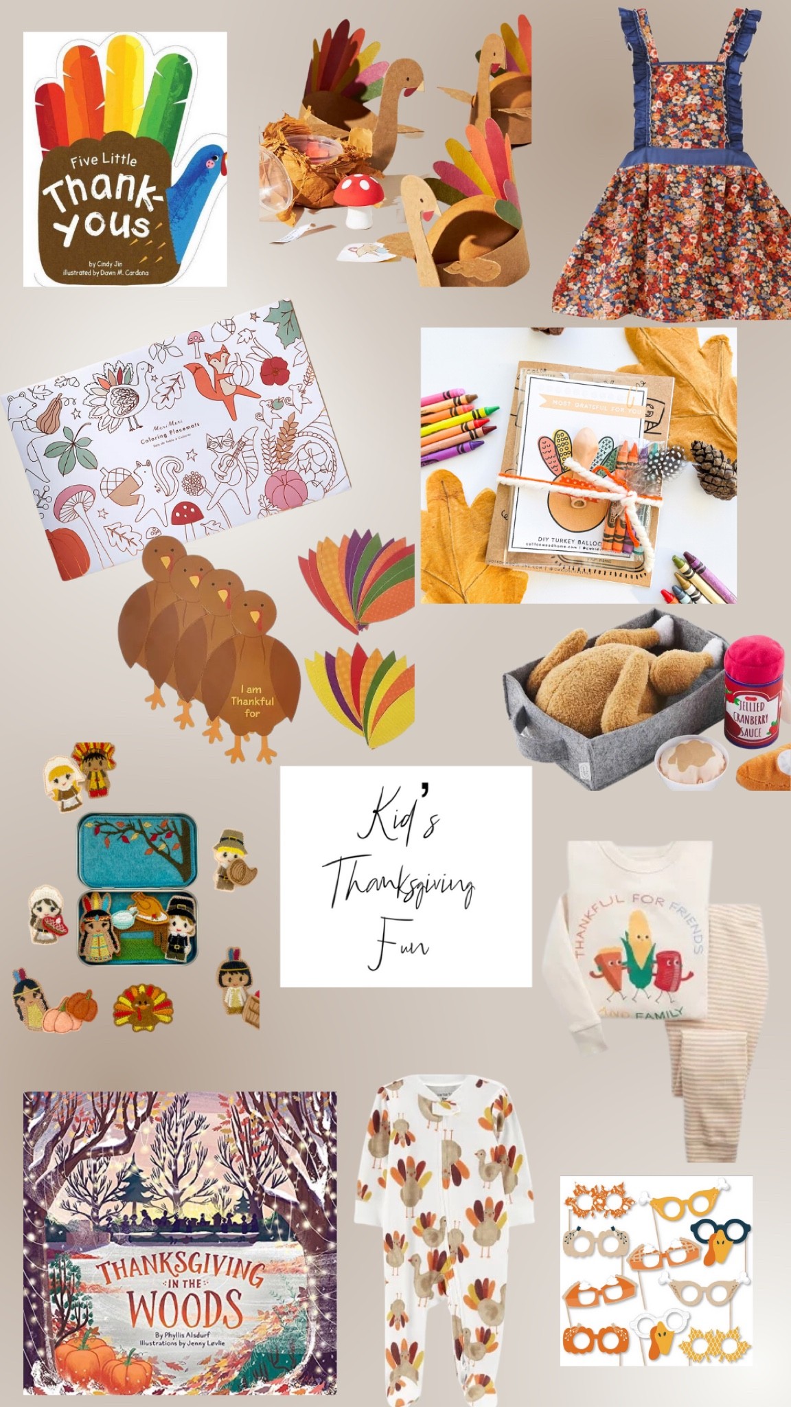 Eclectic Whites | Kid’s Party Favor’s & Thanksgiving Fun

#LTKSeasonal #LTKfamily #LTKHoliday