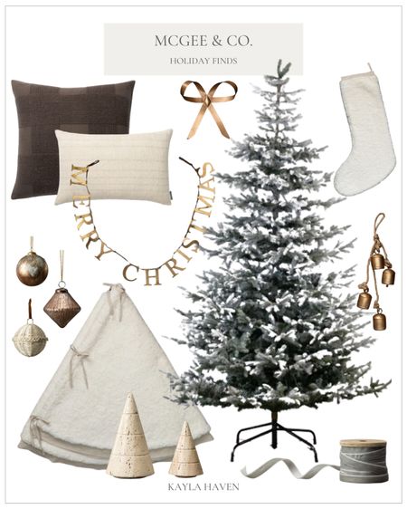 Holiday season will be here before we know it! McGee & Co. is one of my favorite retailers to shop from during the holidays. I love their timeless, neutral pieces that enhance the coziness and warmth of the season! 

#LTKHoliday #LTKstyletip #LTKhome