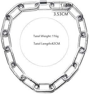 Men's Heavy Duty Quee Goth Grunge Chunky Necklaces Punk Stainless Steel Alternative Industrial Co... | Amazon (US)