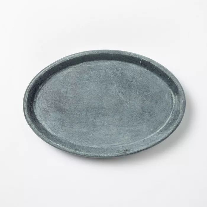 6" x 1.25" Oval Soapstone Tray Gray - Threshold™ designed with Studio McGee | Target