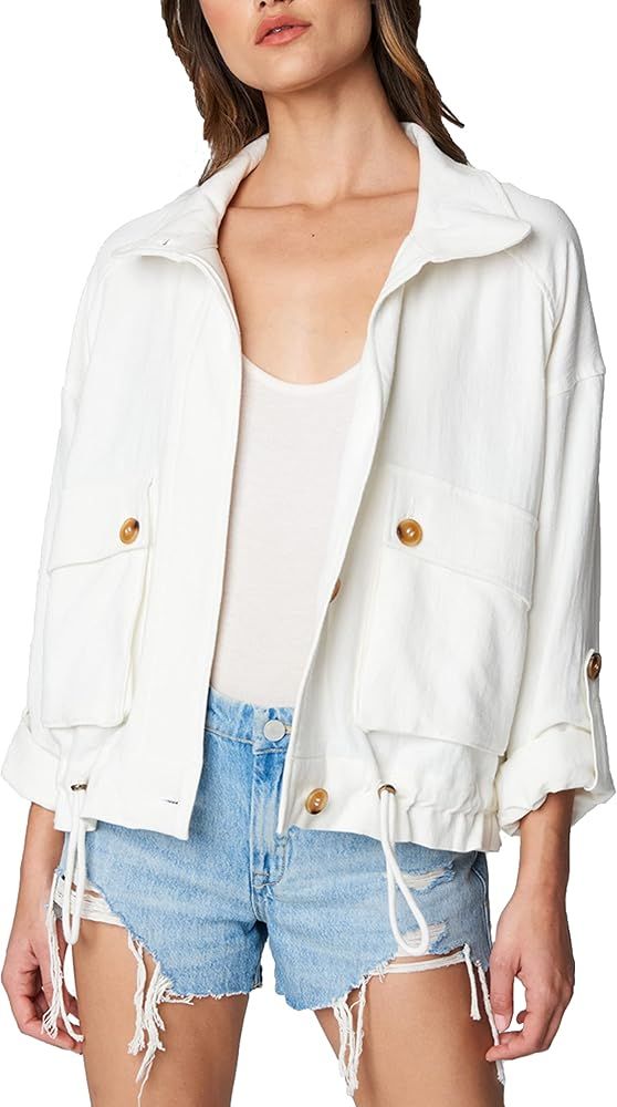 [BLANKNYC] womens Luxury Clothing Utility Parka Jacket Coat With Pockets | Amazon (US)