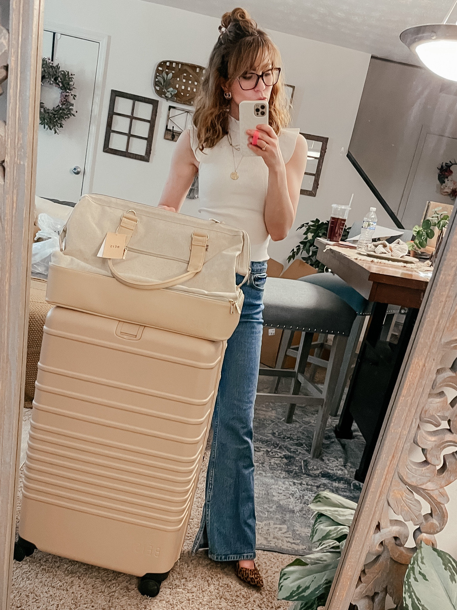 Best luggage for all your travels long or short! Weekender bag and suitcase are cute and very functional! 

#LTKitbag #LTKtravel