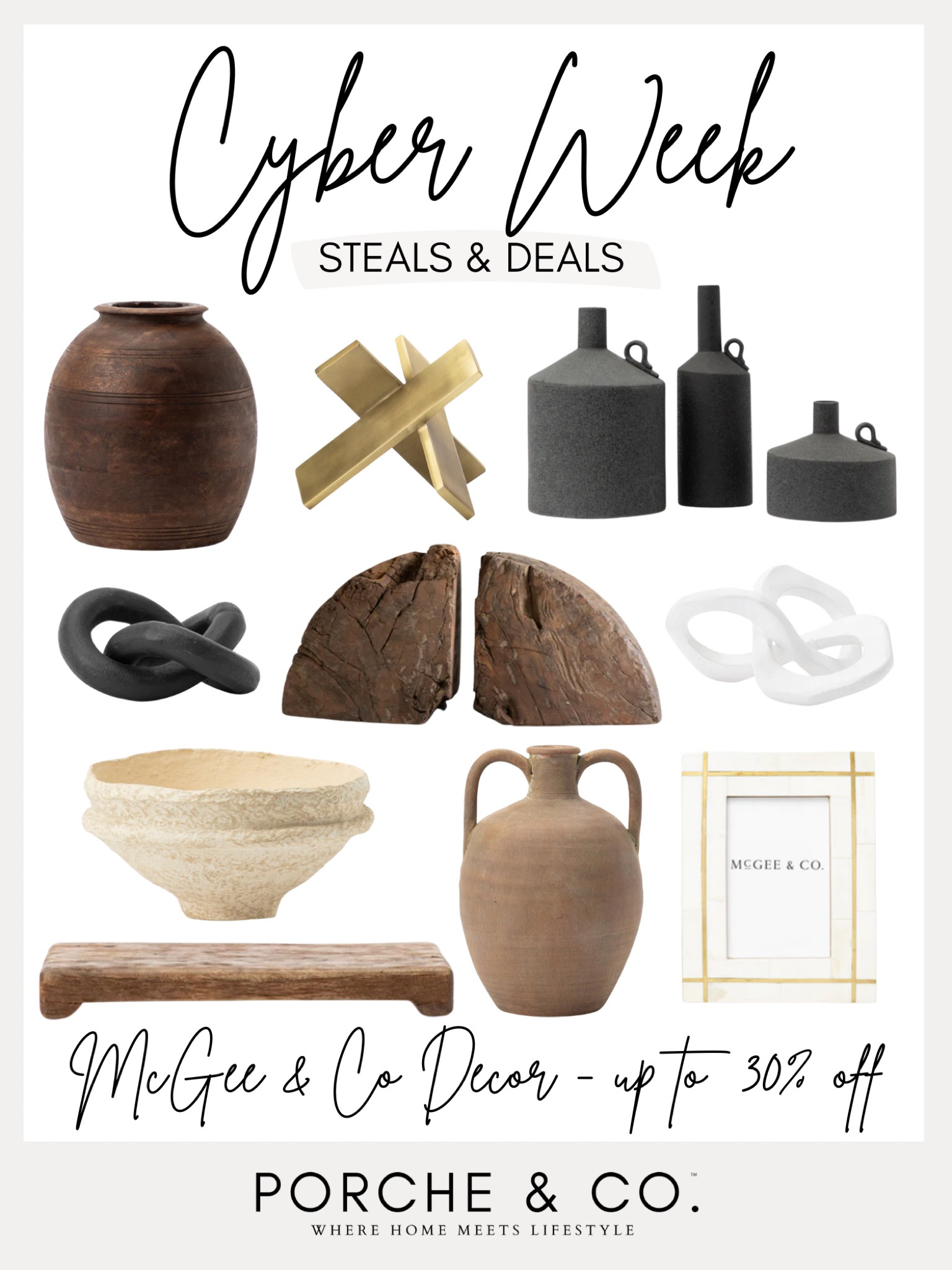 McGee & Co is having up to 30% off sitewide! Perfect time to grab bookshelf decor, furniture, and home pieces! 

#LTKsalealert #LTKHoliday #LTKCyberWeek