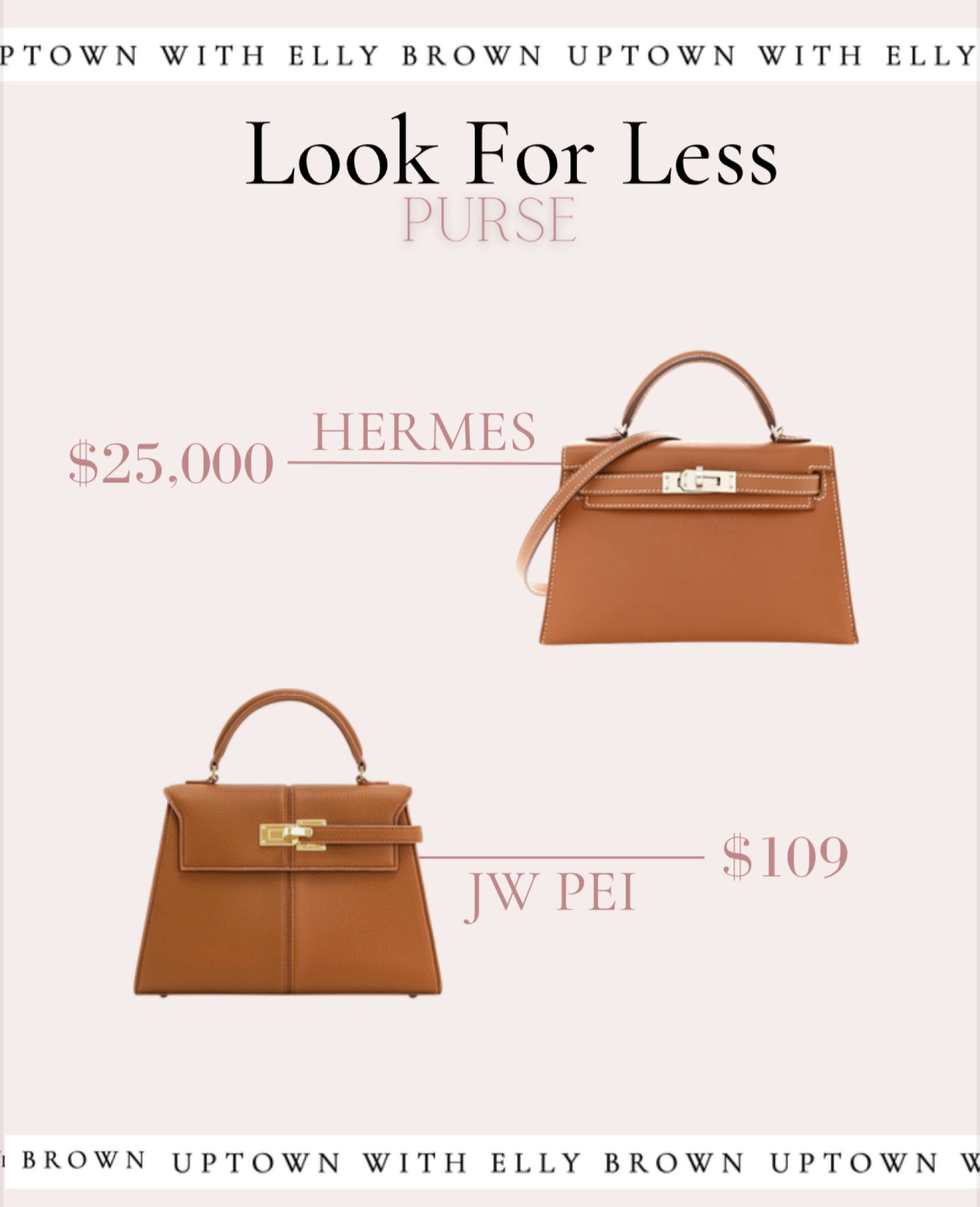 Look for less // purse // Hermes // Amazon // JW PEI 

#LTKItBag #LTKSeasonal #LTKFindsUnder100