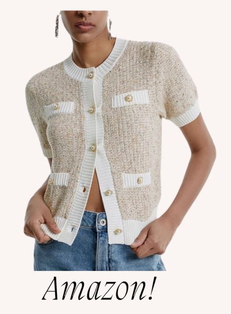 Chanel inspired sweater, Amazon find

#LTKSeasonal