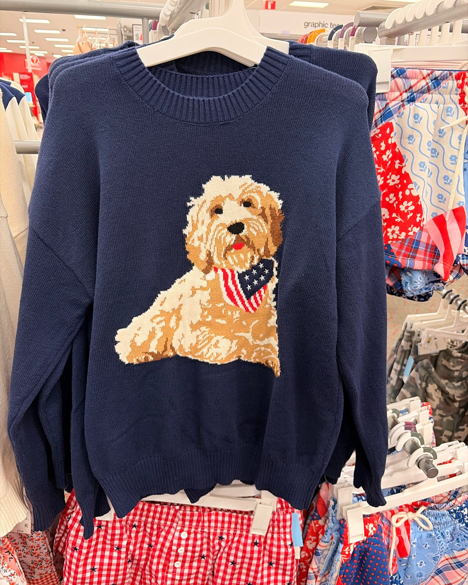 Happy Saturday!☺️ The cutest patriotic sweaters for the Fourth of July!!🇺🇸😍 Which one is your favorite?🤔 

Last day to shop 40% Off dresses & skirts, 30% Off shoes & accessories, and 30% Off activewear!!🤩

#targetfinds #americana #targetsweater #fourthofjuly #snoopy #newattarget

Target find, Target fashion, American flag sweater, dog sweater, summer outfit ideas,
Fourth of July outfit ideas

#LTKSaleAlert #LTKSeasonal #LTKootd