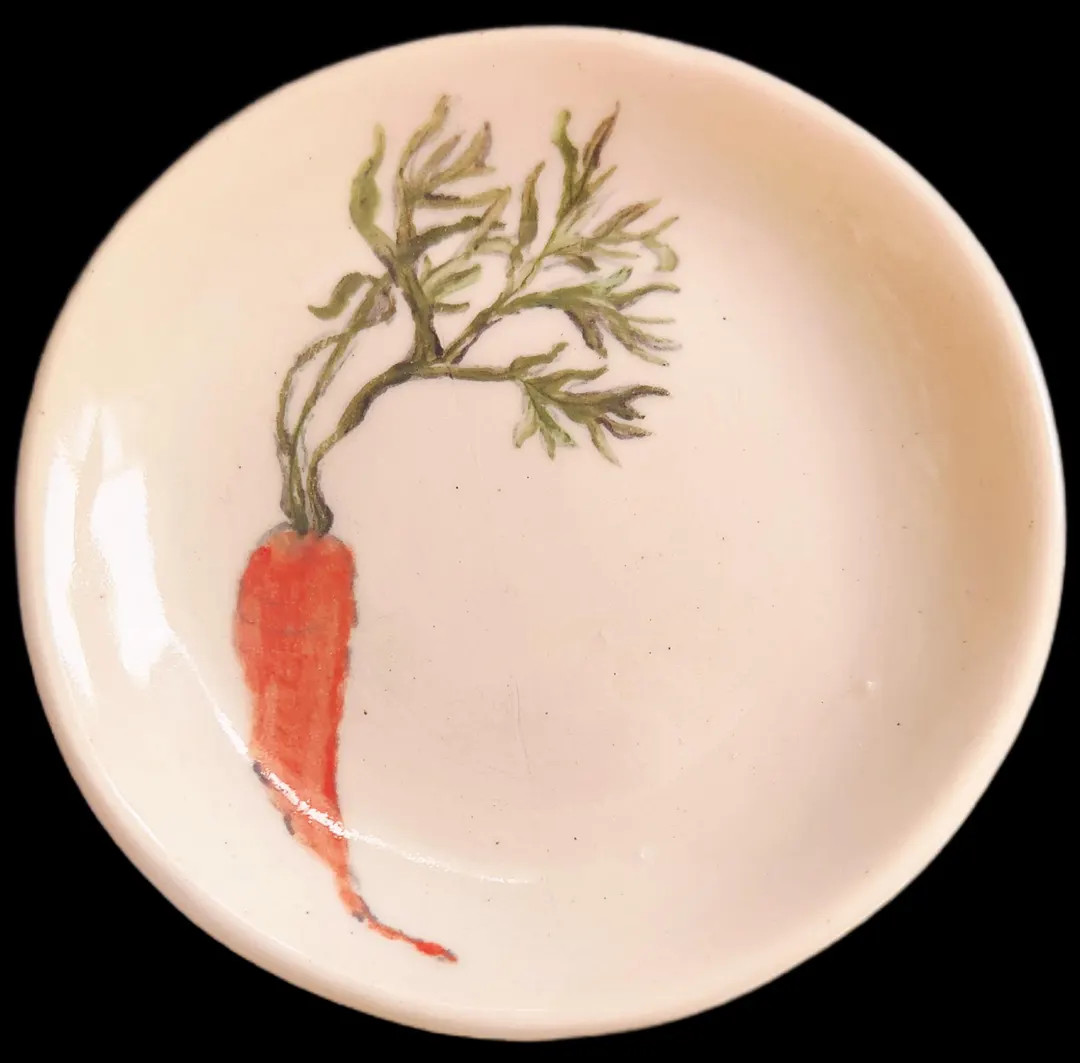 Carrot Trinket Dish - Etsy | Etsy (US)