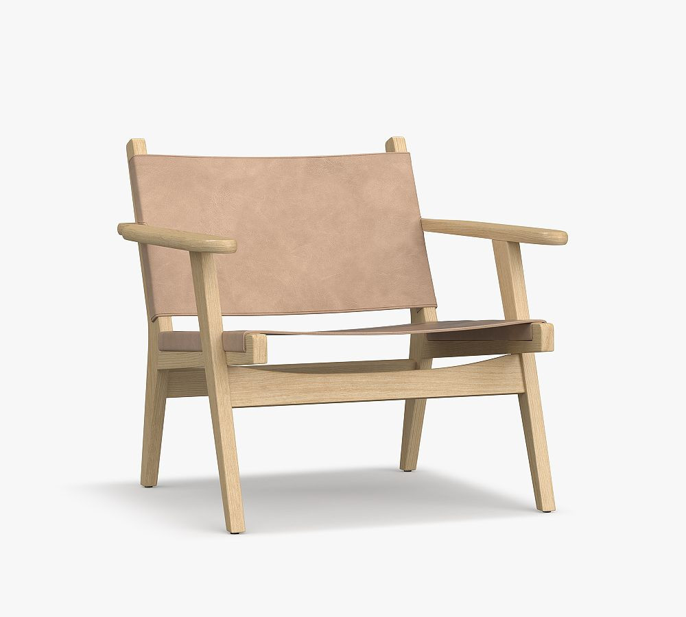 Cabot Leather Armchair | Pottery Barn (US)