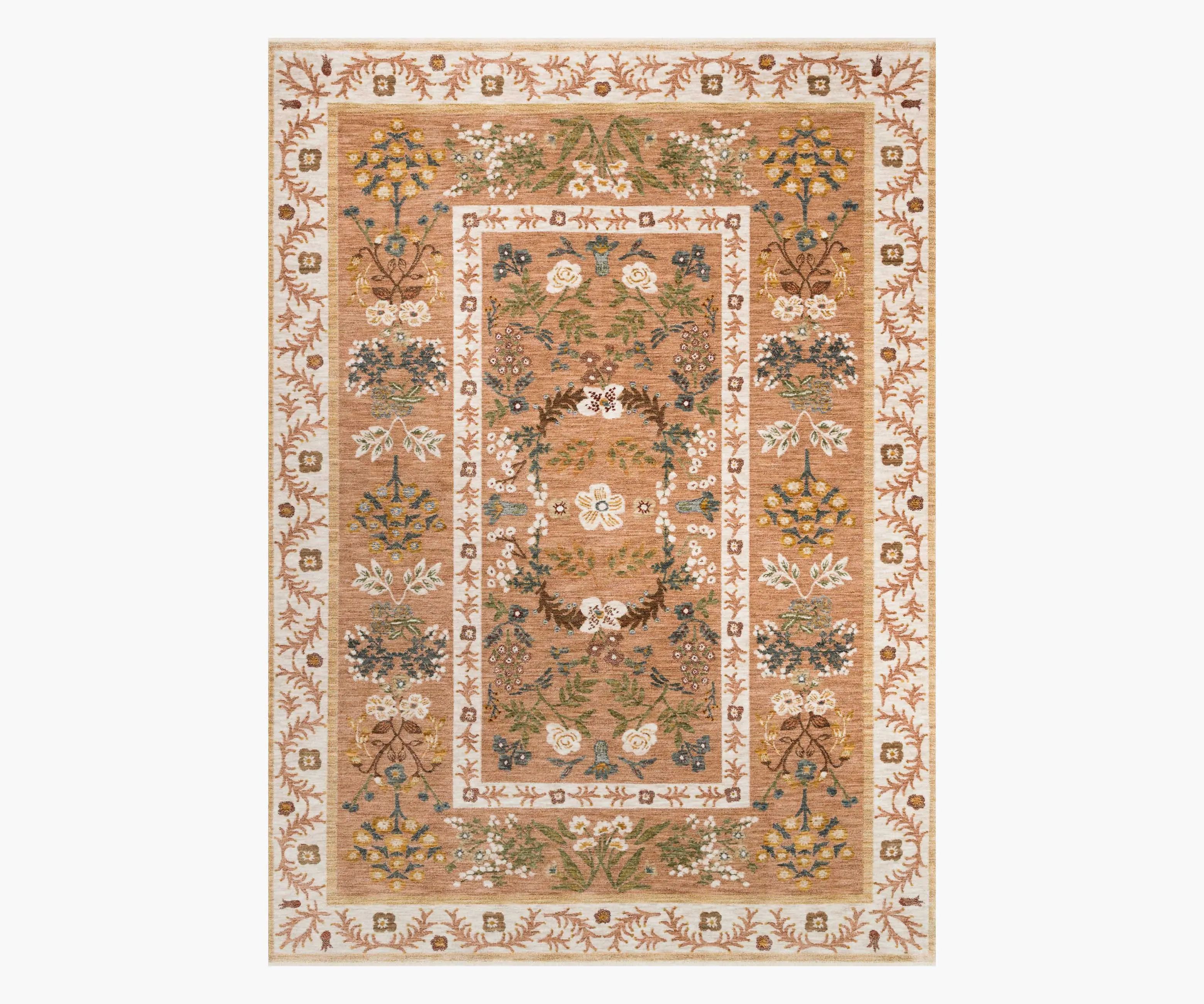 Arabesque Camel Power-Loomed Rug | Rifle Paper Co.