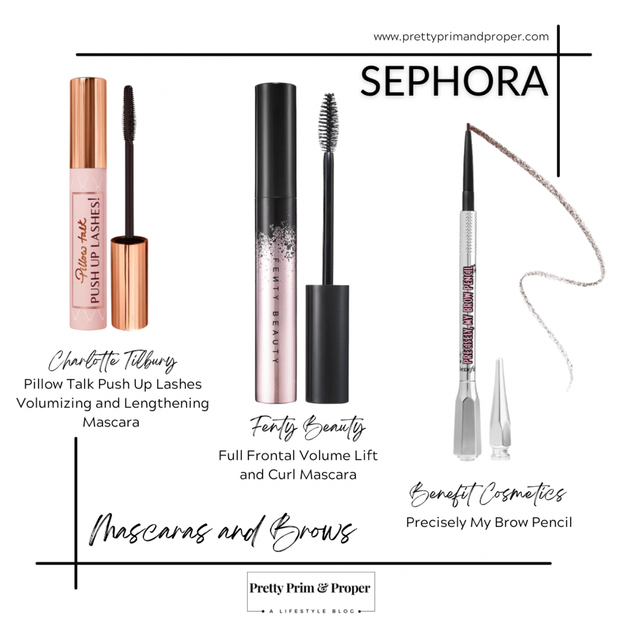 Even on days when I don’t wear concealer, foundation or blush, I wear mascara just to make my face look a little more put together than a bare face. I’ve also began to fill my brows in more regularly. One reason is because they look better and the second reason is because practice makes better!

There’s a sale coming soon at Sephora, so add these to your list if you’re looking for the perfect lash or eyebrows 😘😘😘

#LTKover40 #LTKbeauty #LTKxSephora