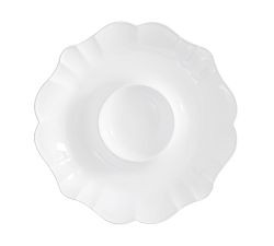 Monique Lhuillier Juliana Scalloped Chip & Dip Server | Pottery Barn (US)