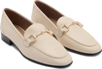 MANGO Buckle Leather Apron-Toe Flat (Women) | Nordstrom | Nordstrom