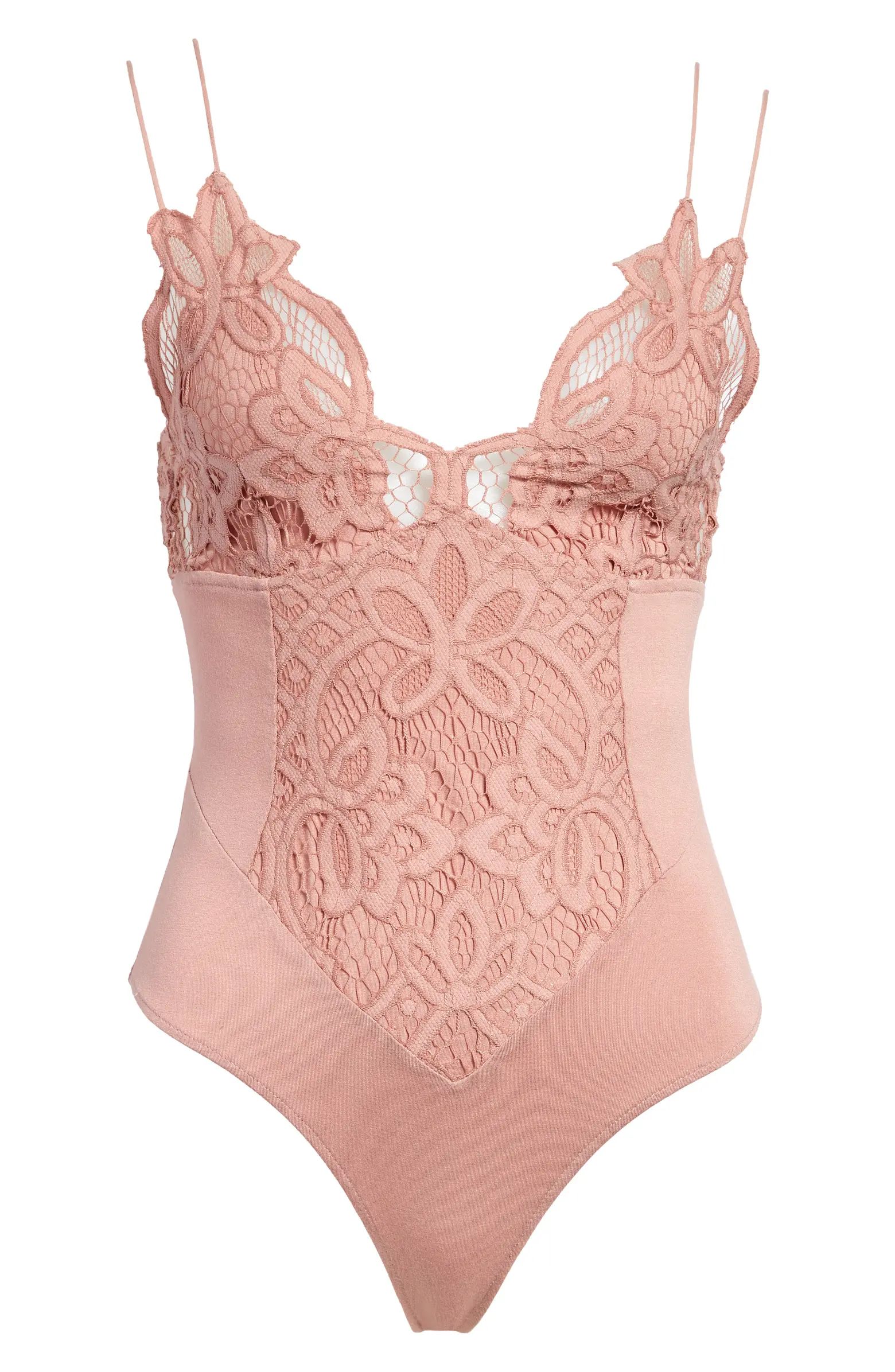 Free People Intimately FP Adella Lace Bodysuit | Nordstrom | Nordstrom