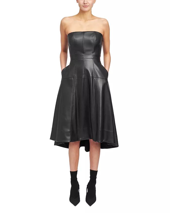 Dawn Faux Leather Bustier Dress | Bloomingdale's (US)