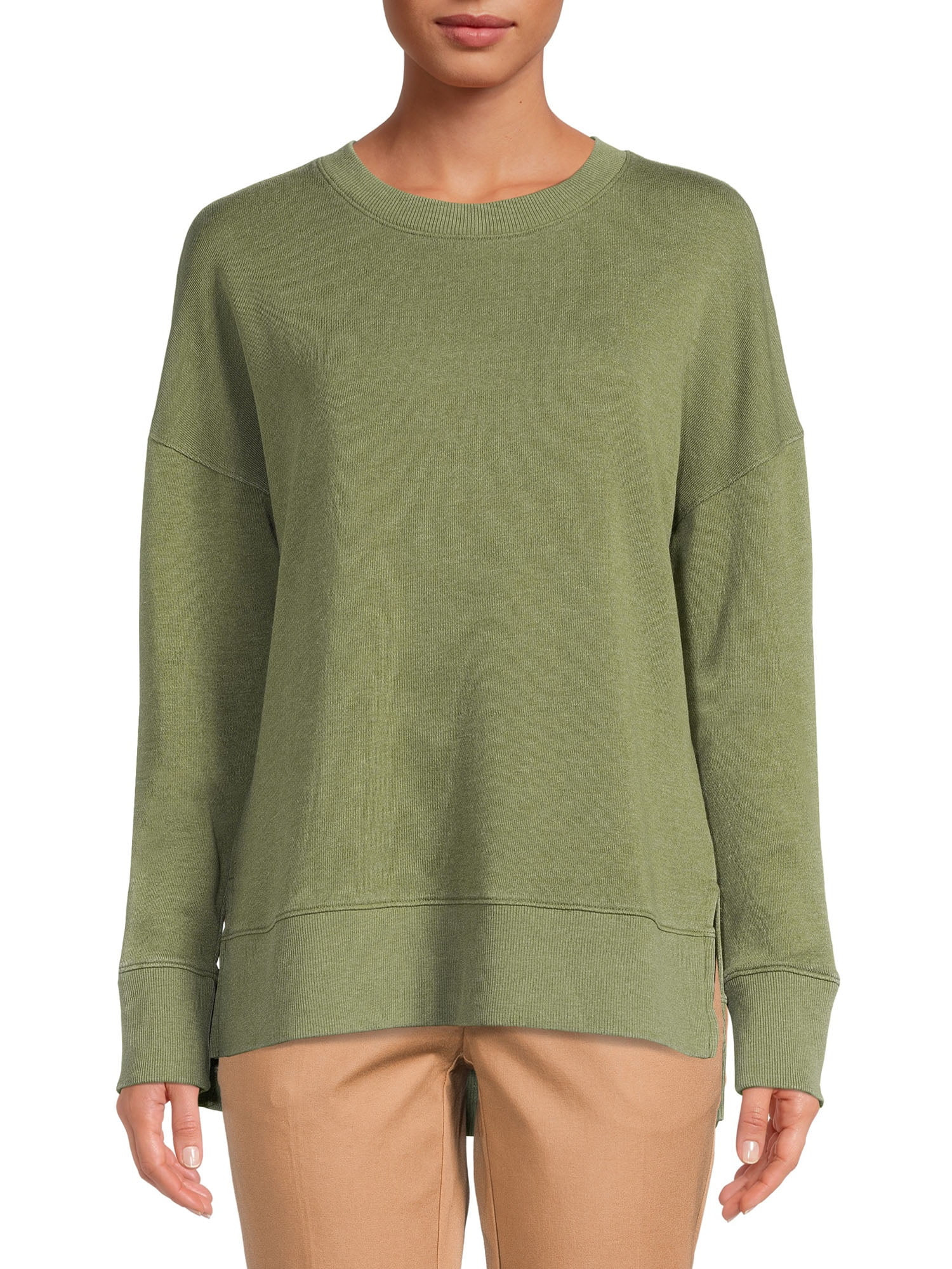 Time and Tru Women's Sweatshirt - Walmart.com | Walmart (US)