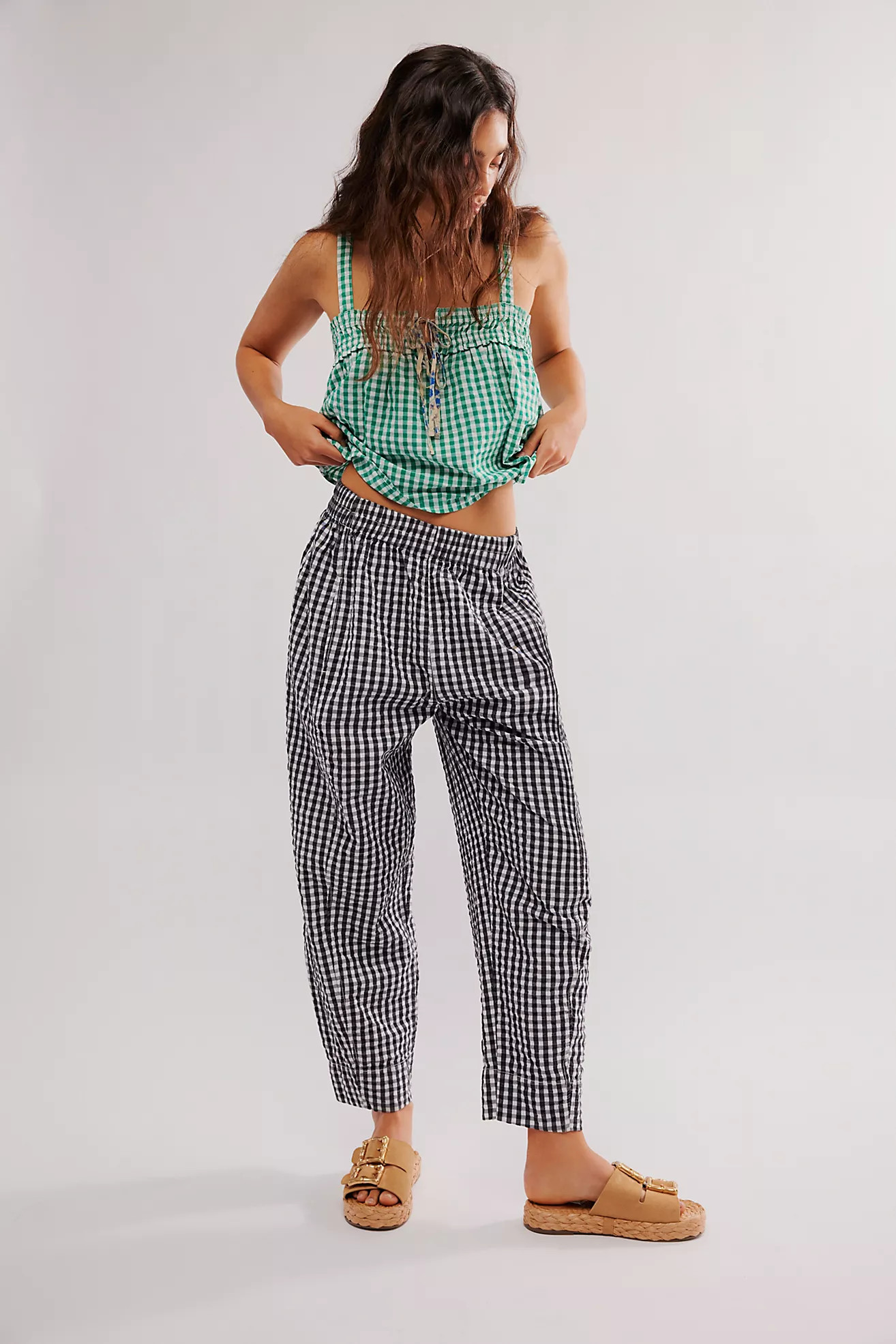 Preppy Gingham Pants | Free People (Global - UK&FR Excluded)