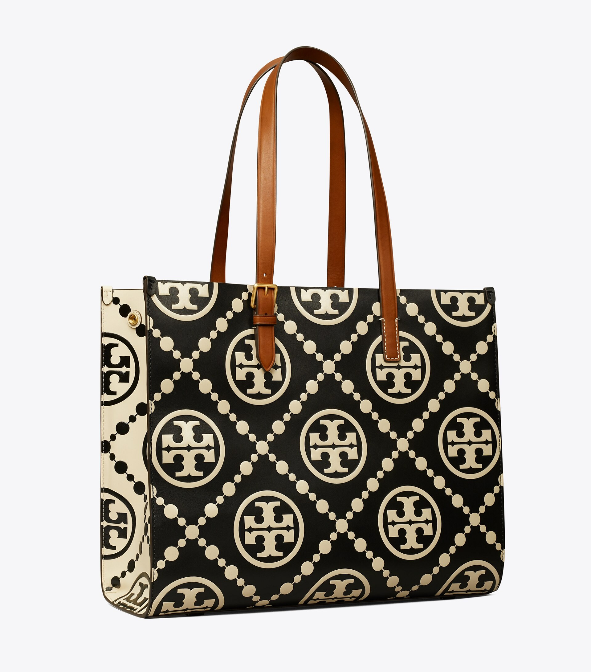 T Monogram Contrast Embossed Tote | Tory Burch (US)