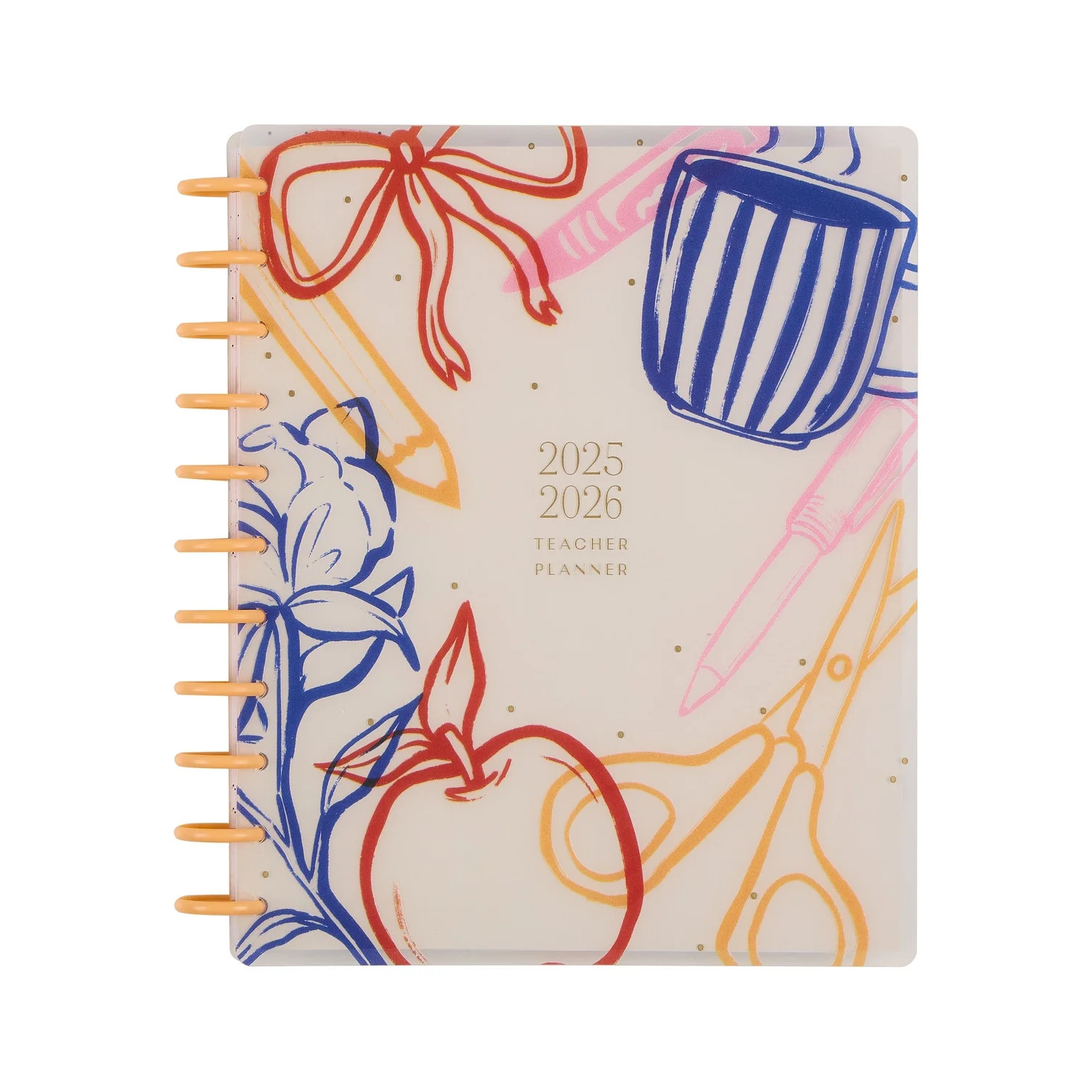 Happy Planner Sunday Brunch Disc-Bound 12-Month Academic Teacher Planner, July 2025 –Customizab... | Walmart (US)