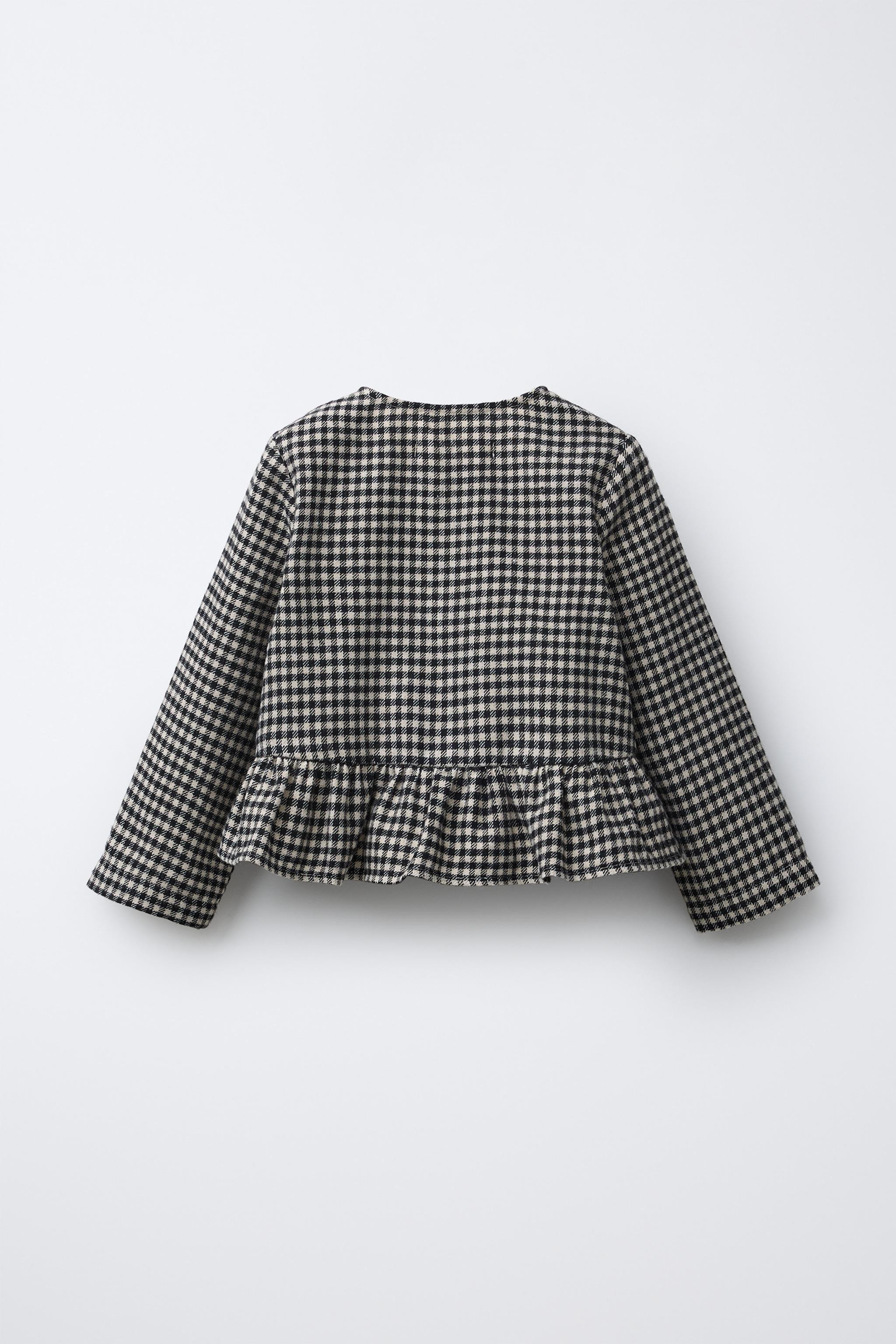 SOFT GINGHAM T-SHIRT | Zara UK