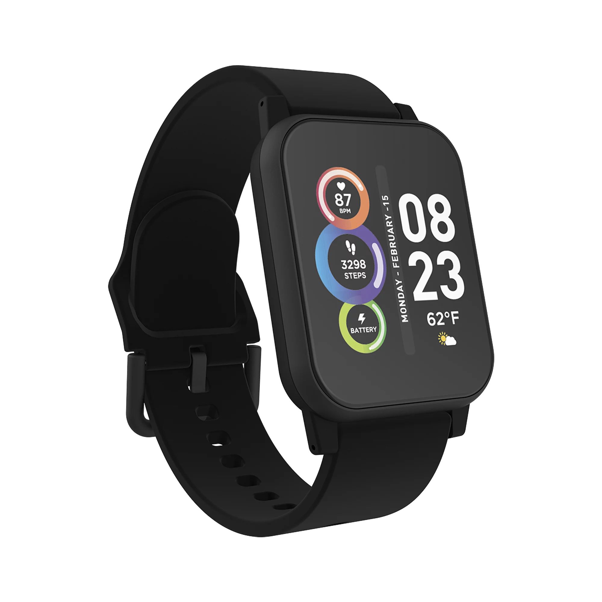 iTech Smartwatch W/multi-sport Blk Silicone | Walmart (US)