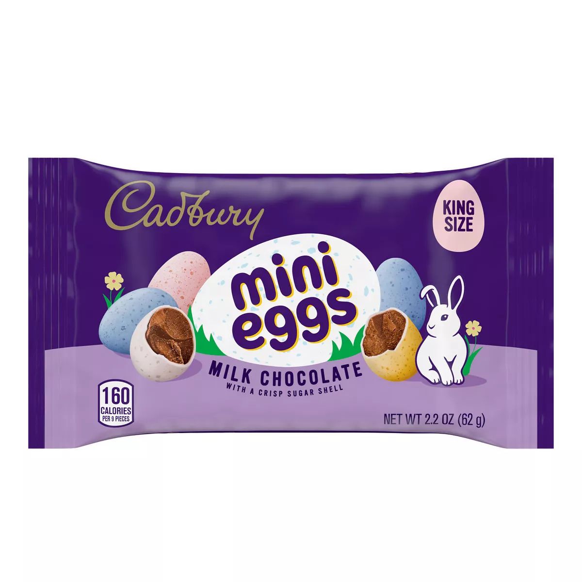 Cadbury Milk Chocolate Mini Eggs Easter Candy King Size - 2.2oz | Target