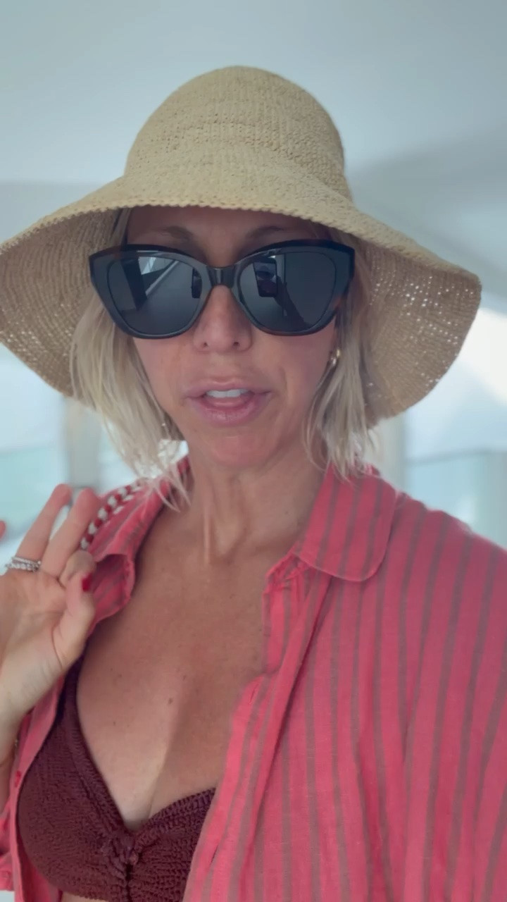 Summer sun accessories I won’t live without! This packable raffia hat & sunglasses that easily pair with everything (including under baseball hats) for style & sun protection 👏🏻

#LTKootd #LTKSeasonal #LTKTravel