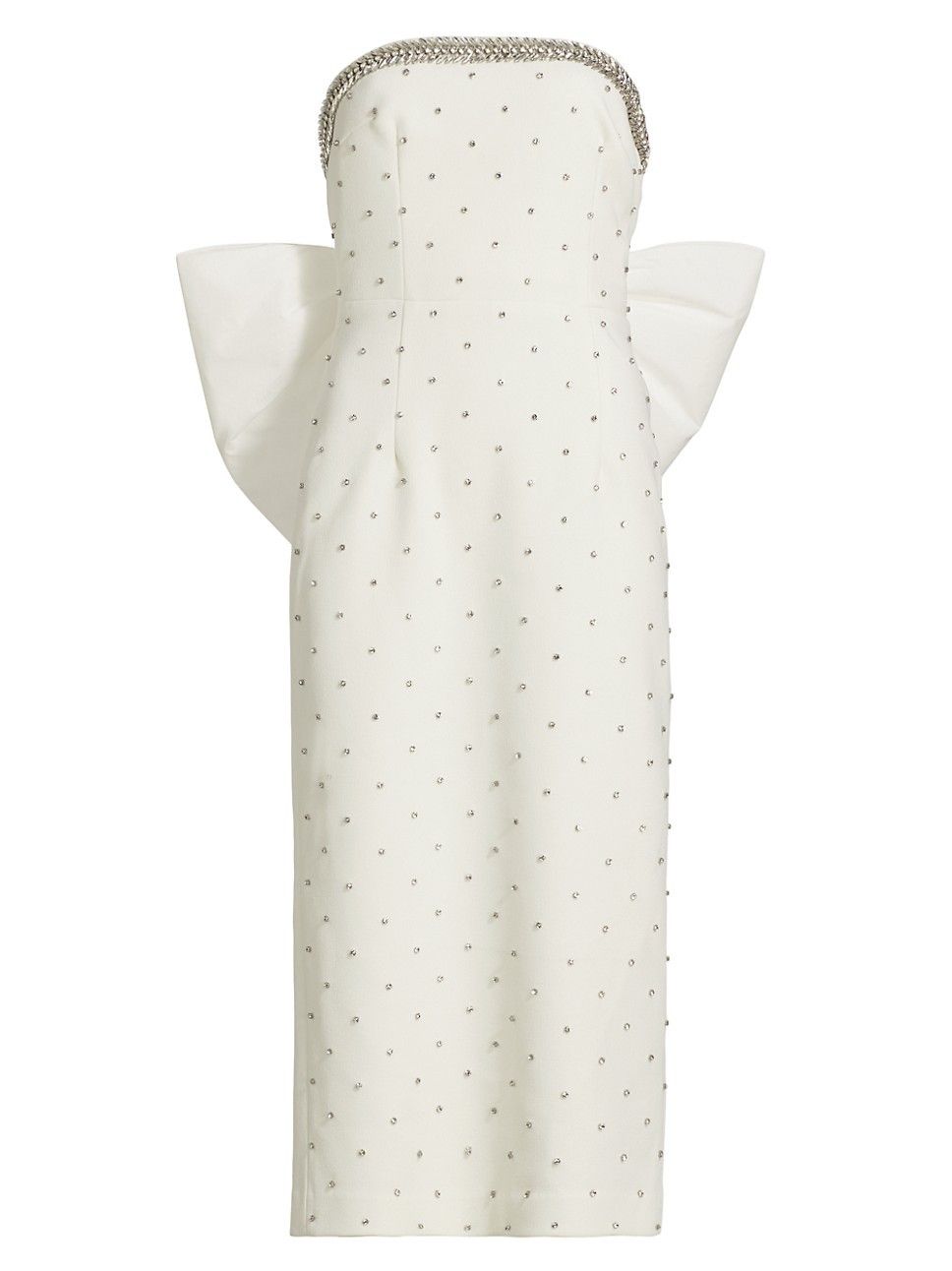 Alpine Strapless Bow Midi-Dress | Saks Fifth Avenue