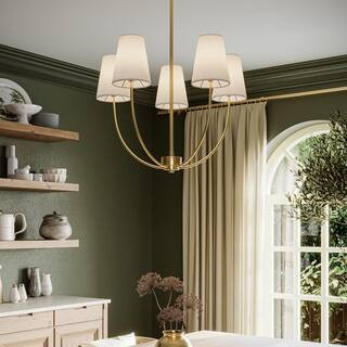 Progress Lighting Avec 26.125 in. 5-Light Champagne Bronze Contemporary Chandelier A400005-177 - ... | The Home Depot