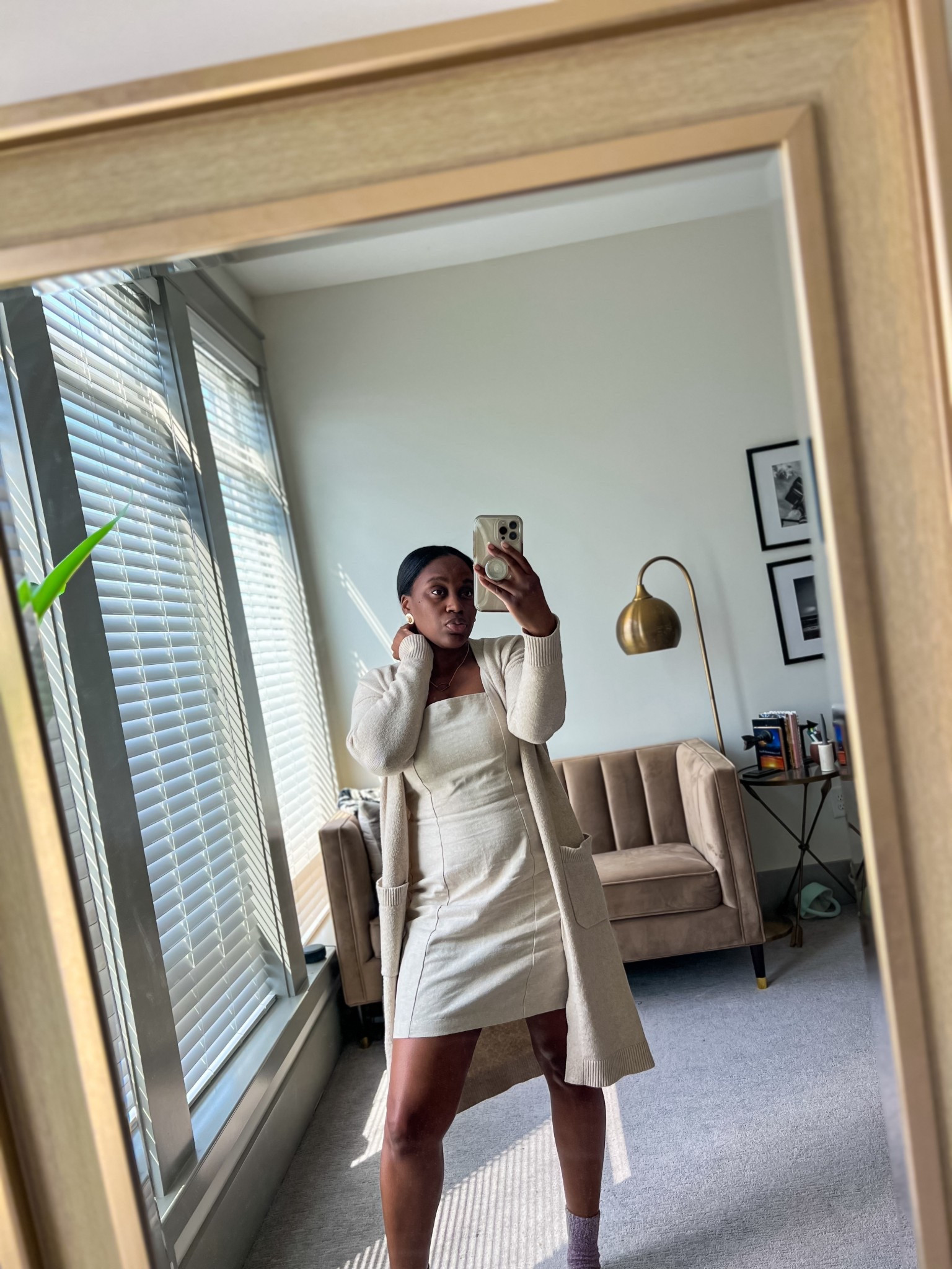 Love a dress that you can dress up or down. WFH look today 🤎

#LTKStyleTip #LTKWorkwear