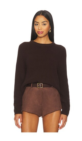 525 Jane Sweater in Chocolate. - size S | Revolve Clothing (Global)