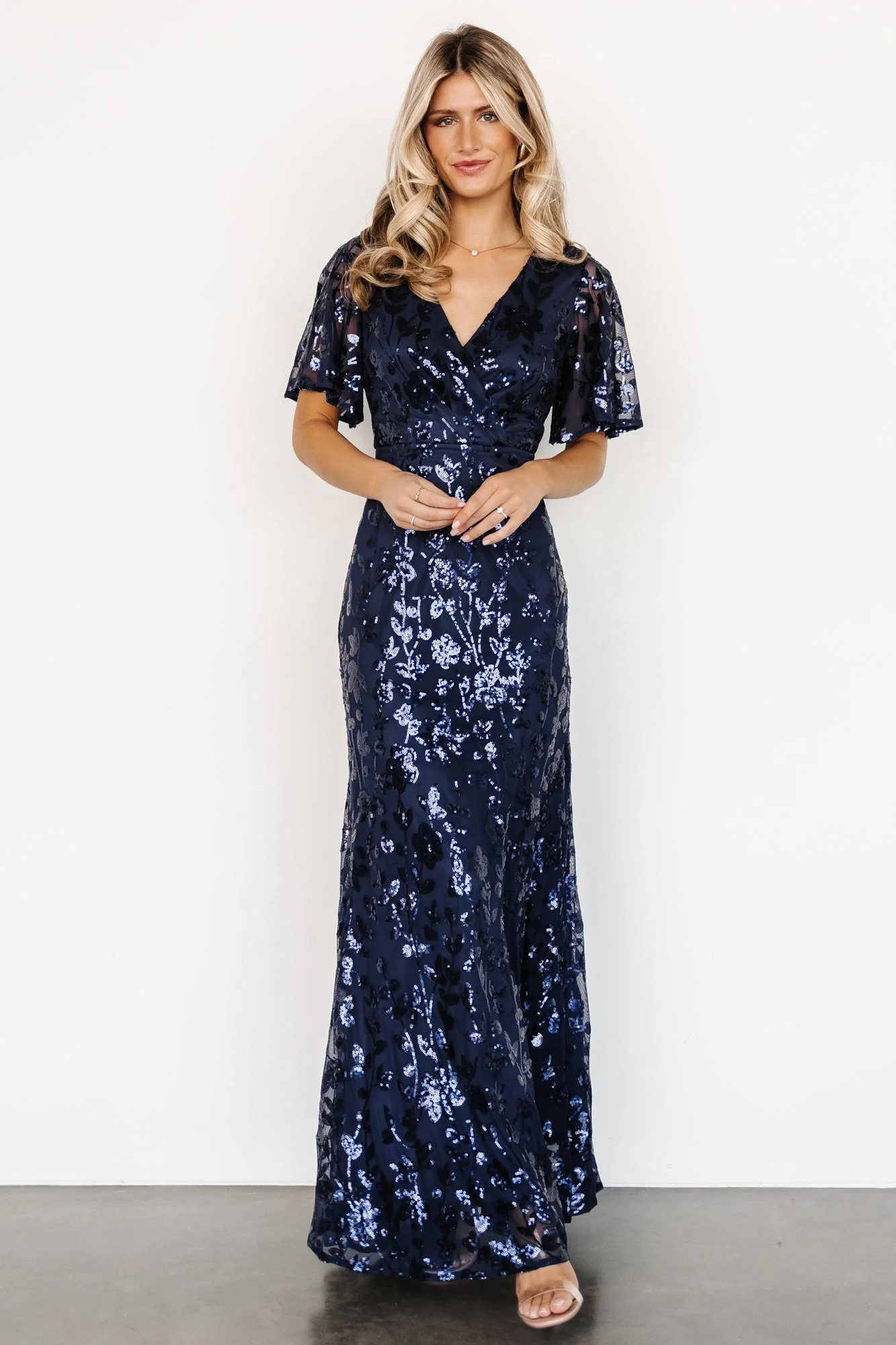 Esme Sequin Dress | Navy | Baltic Born