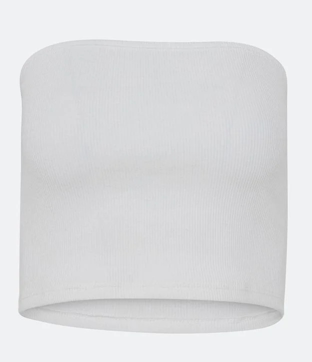 Blusa Tomara que Caia em Ribana com Textura Canelada Branco Neve | Renner (BR)