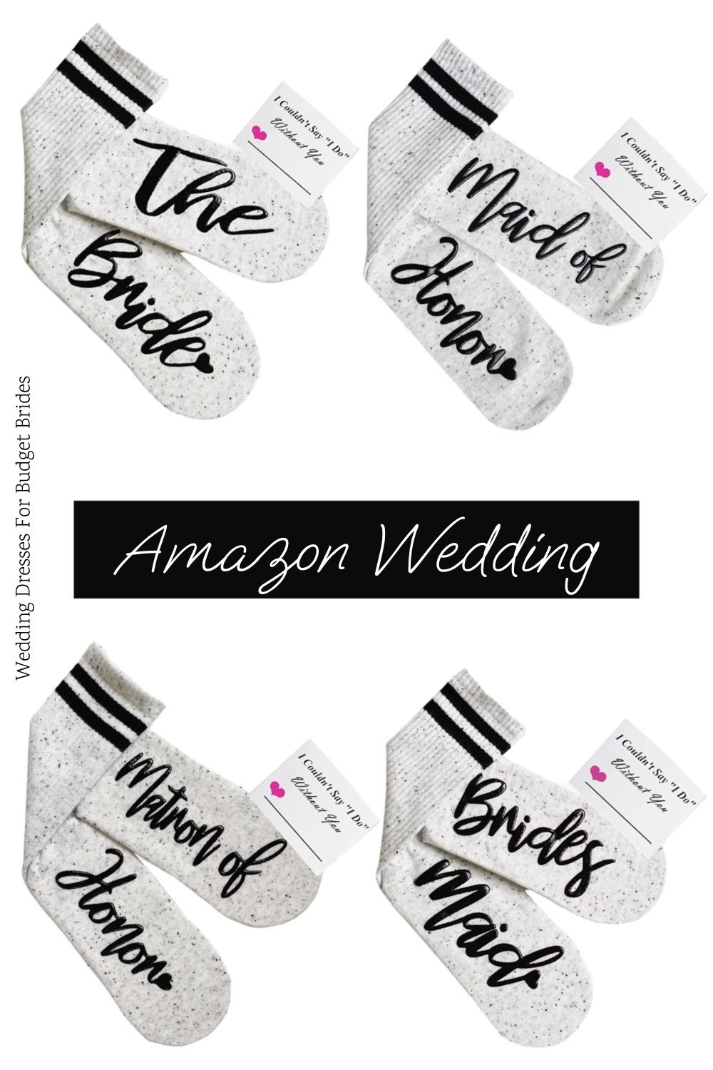 Affordable socks gift idea on Amazon for the bride to be and bridal party.

Bachelorette weekend gifts, engagement gift, bachelorette party gifts, bridesmaid proposal gifts, maid of honor gift, matron of honor gift, bridesmaid gift.

#LTKWedding #LTKSeasonal