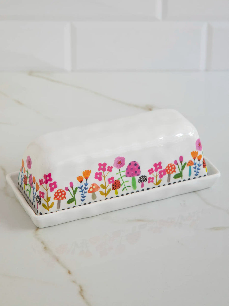 Melamine Butter Dish - Mushroom | Natural Life
