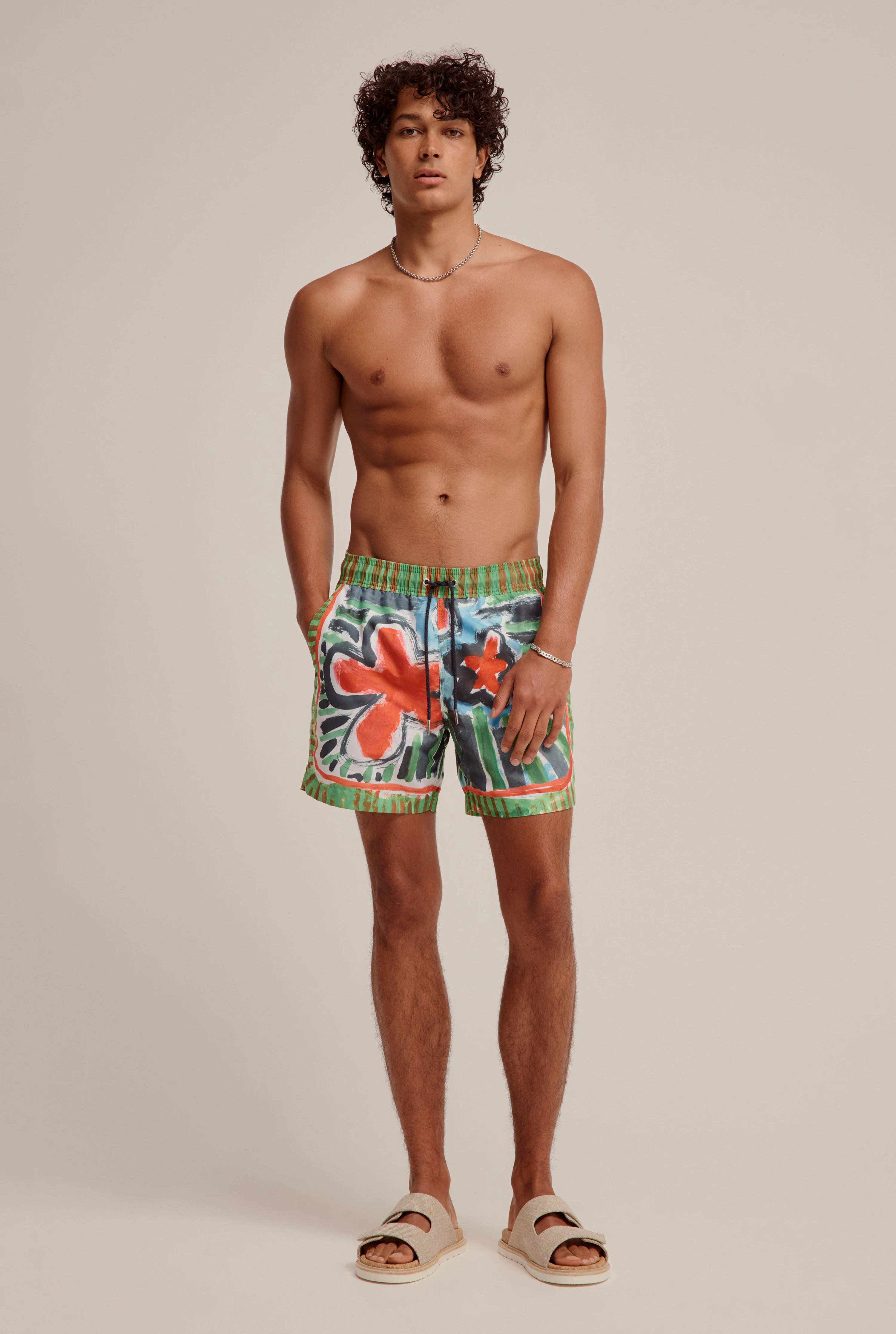 Printed Swim Short | Venroy AU