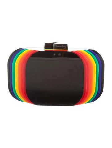 Sarah's Bag Aura Rainbow Perspex Clutch | The Real Real, Inc.