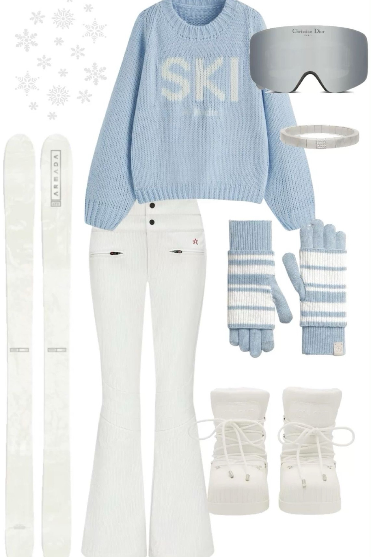 Amazon Ski trio outfits 