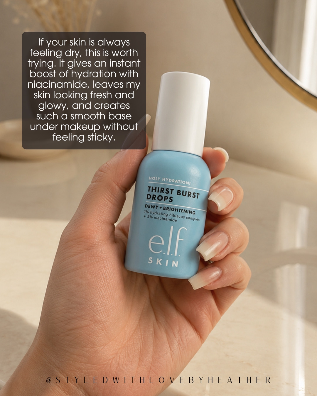 I've been enjoying this whenever my skin needs extra hydration.

The lightweight formula leaves my skin looking fresh and dewy, absorbs comfortably without feeling sticky, and creates a smooth base before applying makeup.

You can find it in my LTK. 

 #LTKgrwm #LTKmorningroutine #LTKBeauty