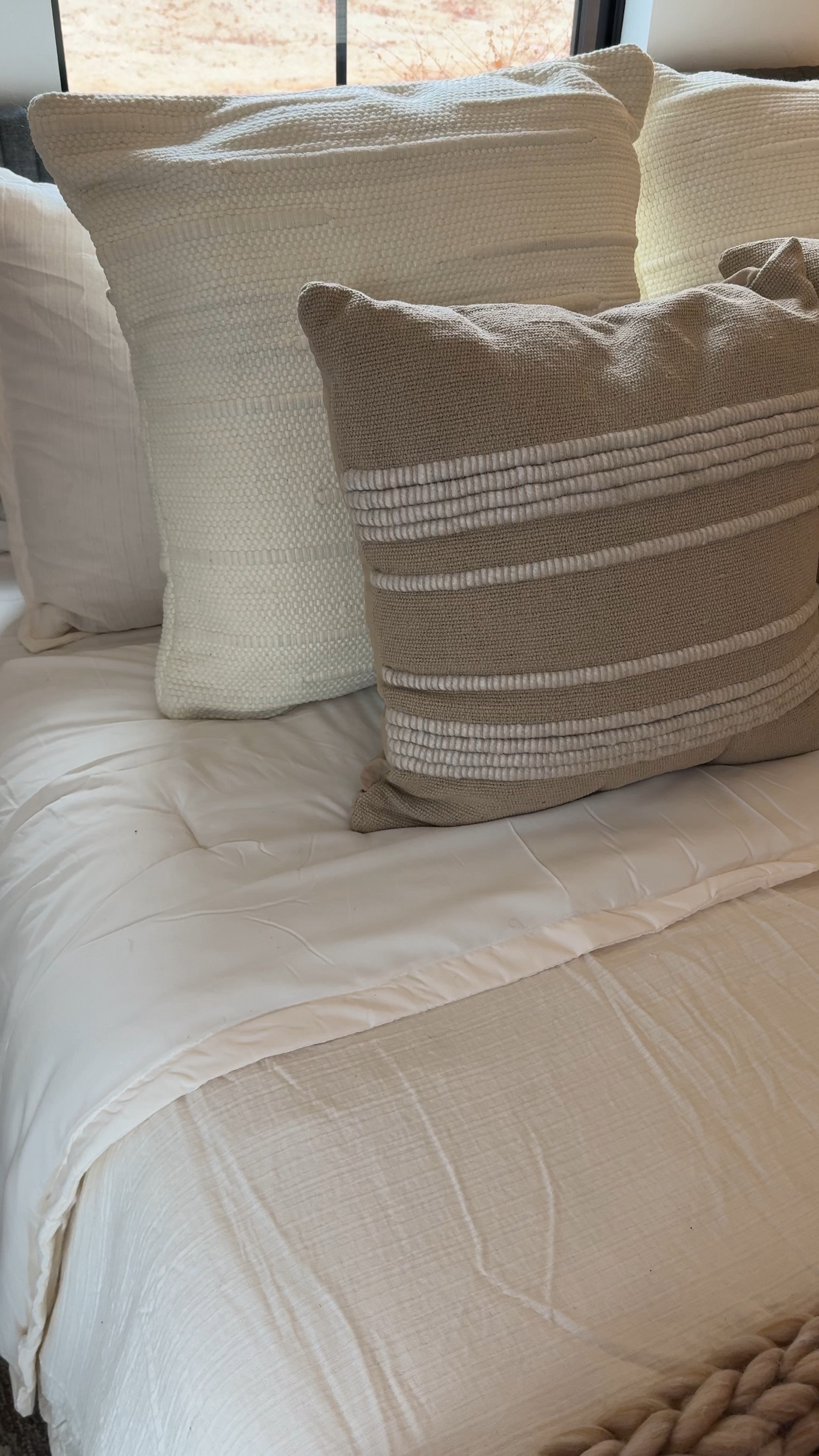 These pillows and comforter set are best sellers for a reason! The price and quality are amazing! 

#LTKhome #LTKVideo #LTKfindsunder50