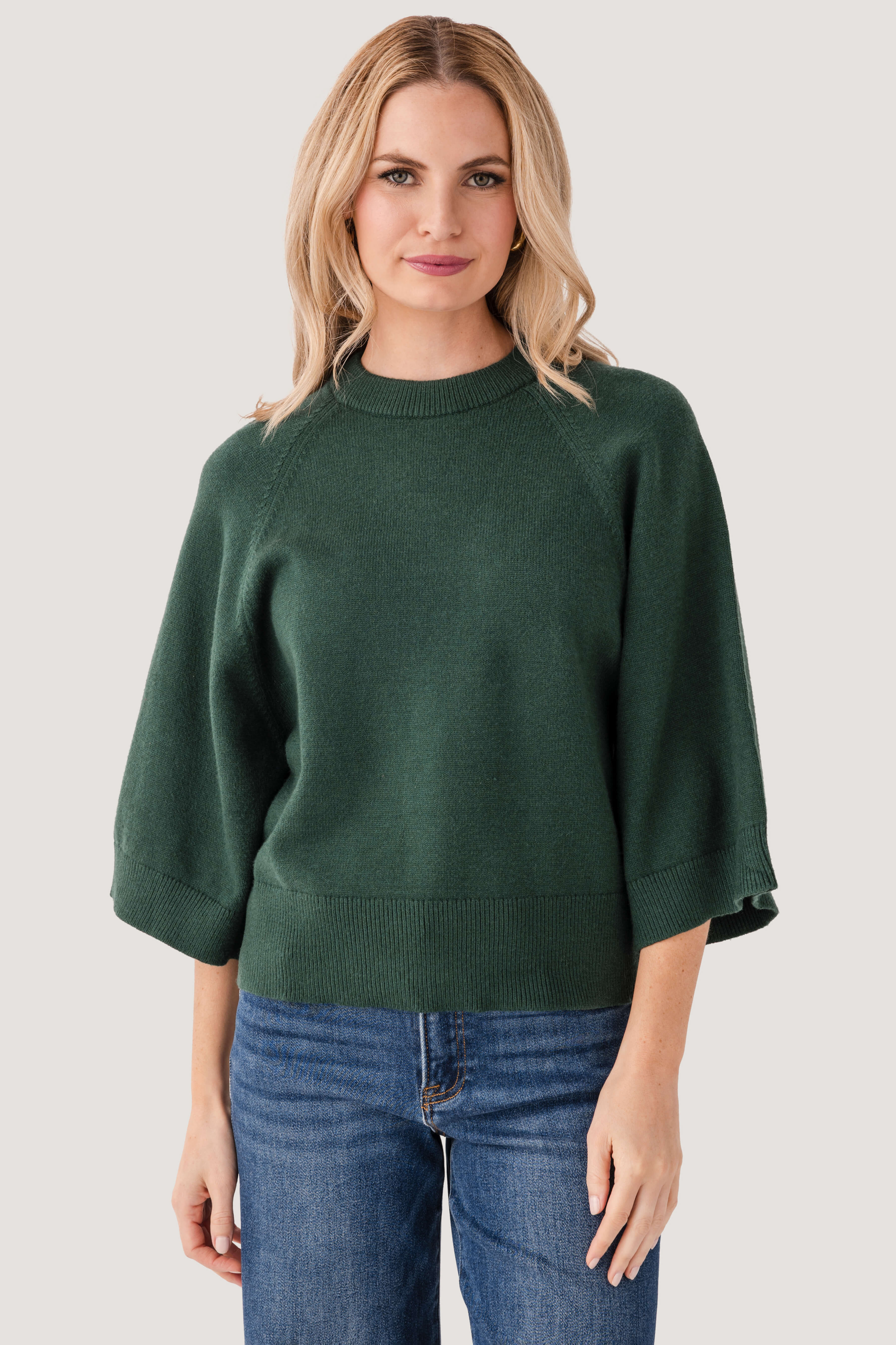 Jodifl Relaxed Short Sleeve Sweater Top | Social Threads