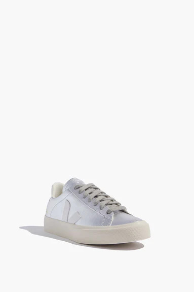 Campo Sneaker in Silver/White | Hampden Clothing