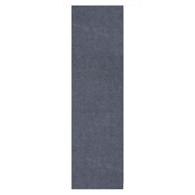 Waterproof Non-Slip Rubberback Solid Gray Indoor/Outdoor Rug | Wayfair North America