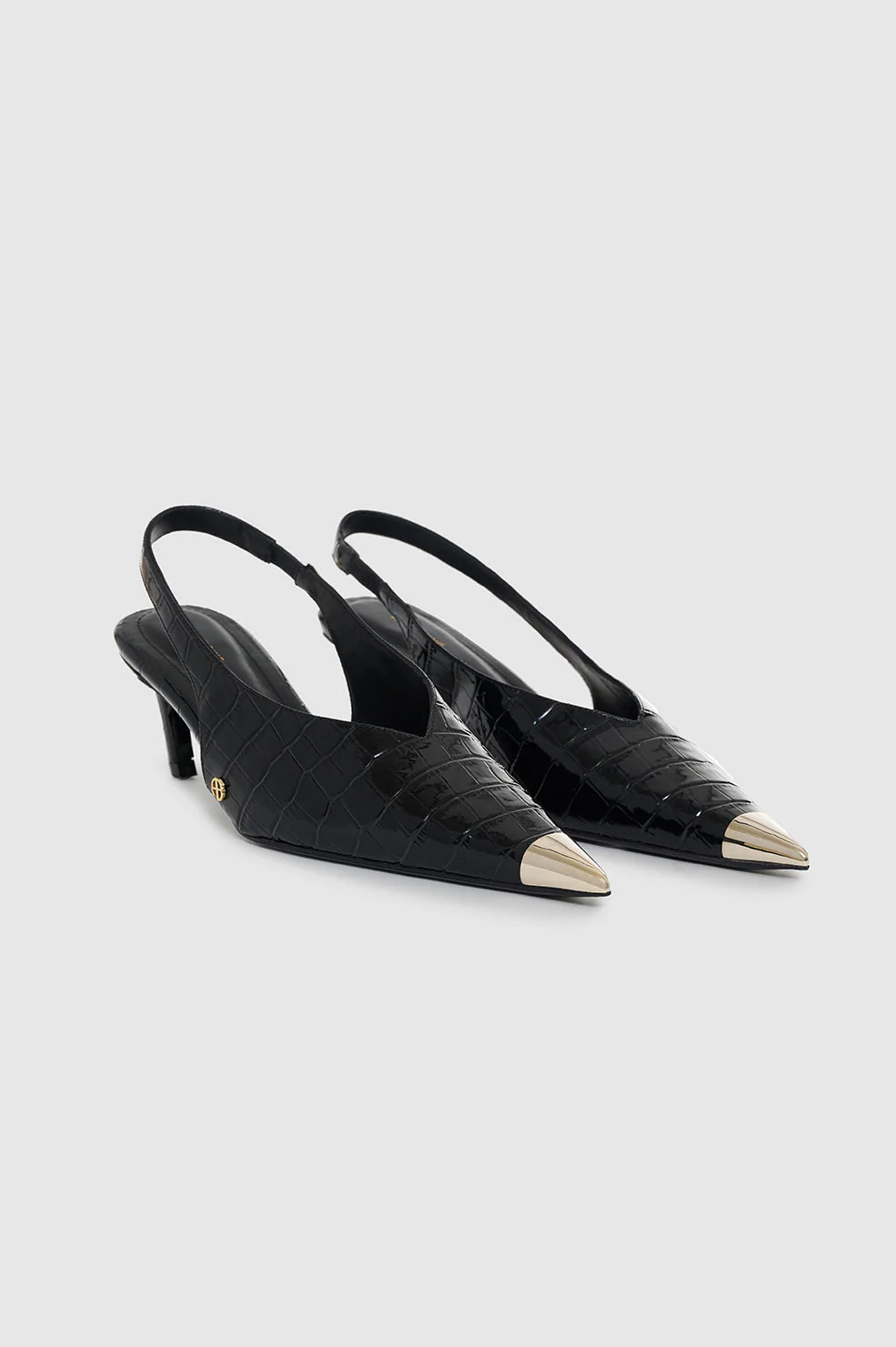 Nina Heels With Metal Toe Cap | Anine Bing