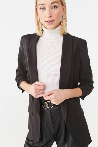 Shawl Collar Open-Front Blazer | Forever 21 (US)