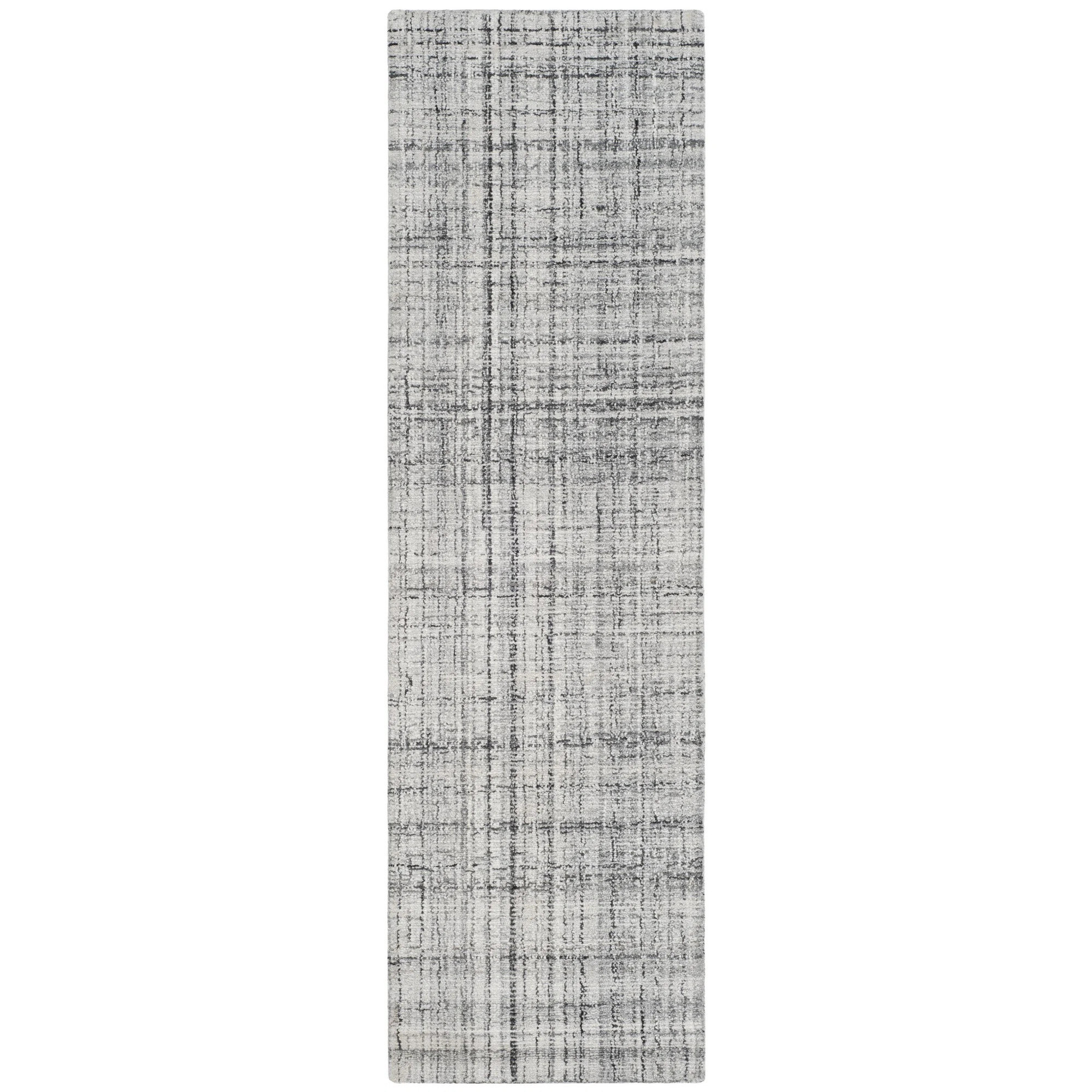 Gudinas Abstract Handmade Tufted Area Rug in Grey / Black | Wayfair North America