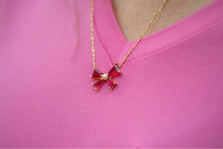 The Blair Bow Necklace from Kendra Scott!